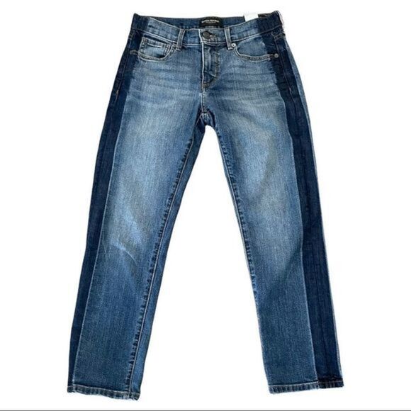 Banana Republic‎ Girlfriend Jeans with Side stripe Size 25 - Picture 3 of 9